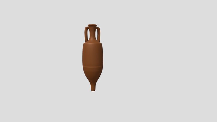 Ánfora hecha con Blender 3D Model
