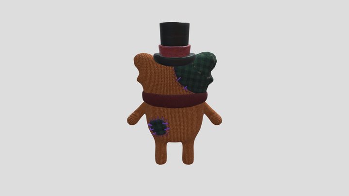 Hamster Ragdoll 3D Model