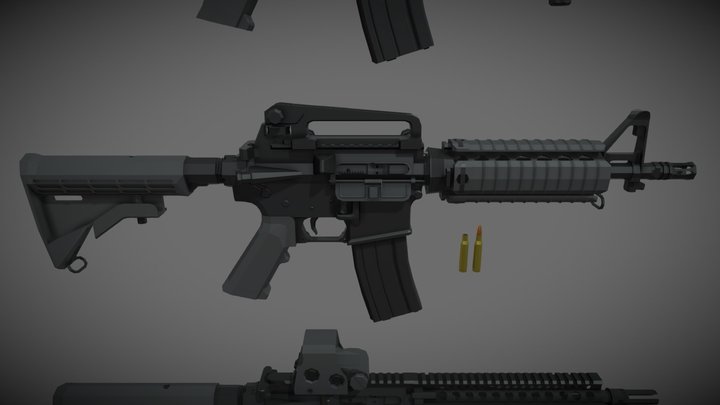 low-poly CQBR – Free 3D Model STL
