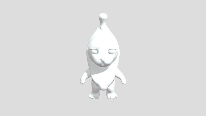 Banana Cat 3D Model