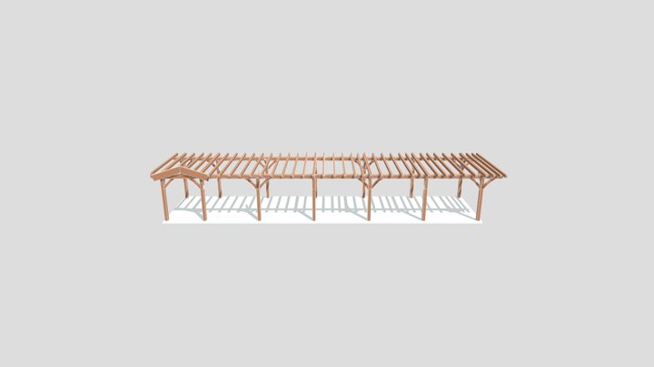 Sundance Pergola TF 3D Model