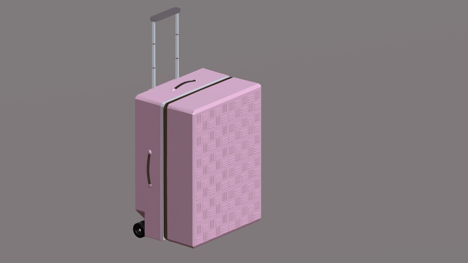 Trevel suitcase pink