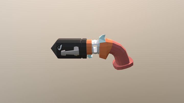 Mario Torpedo Gun Real 3D Model