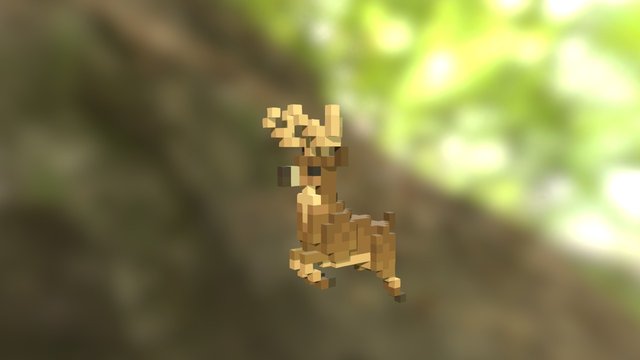 Male Deer - Fugl 3D Model