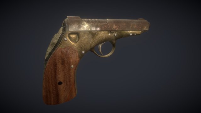 Old Gun 3D Model