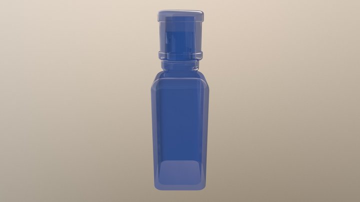 Angelina Medicine Bottle 3D Model