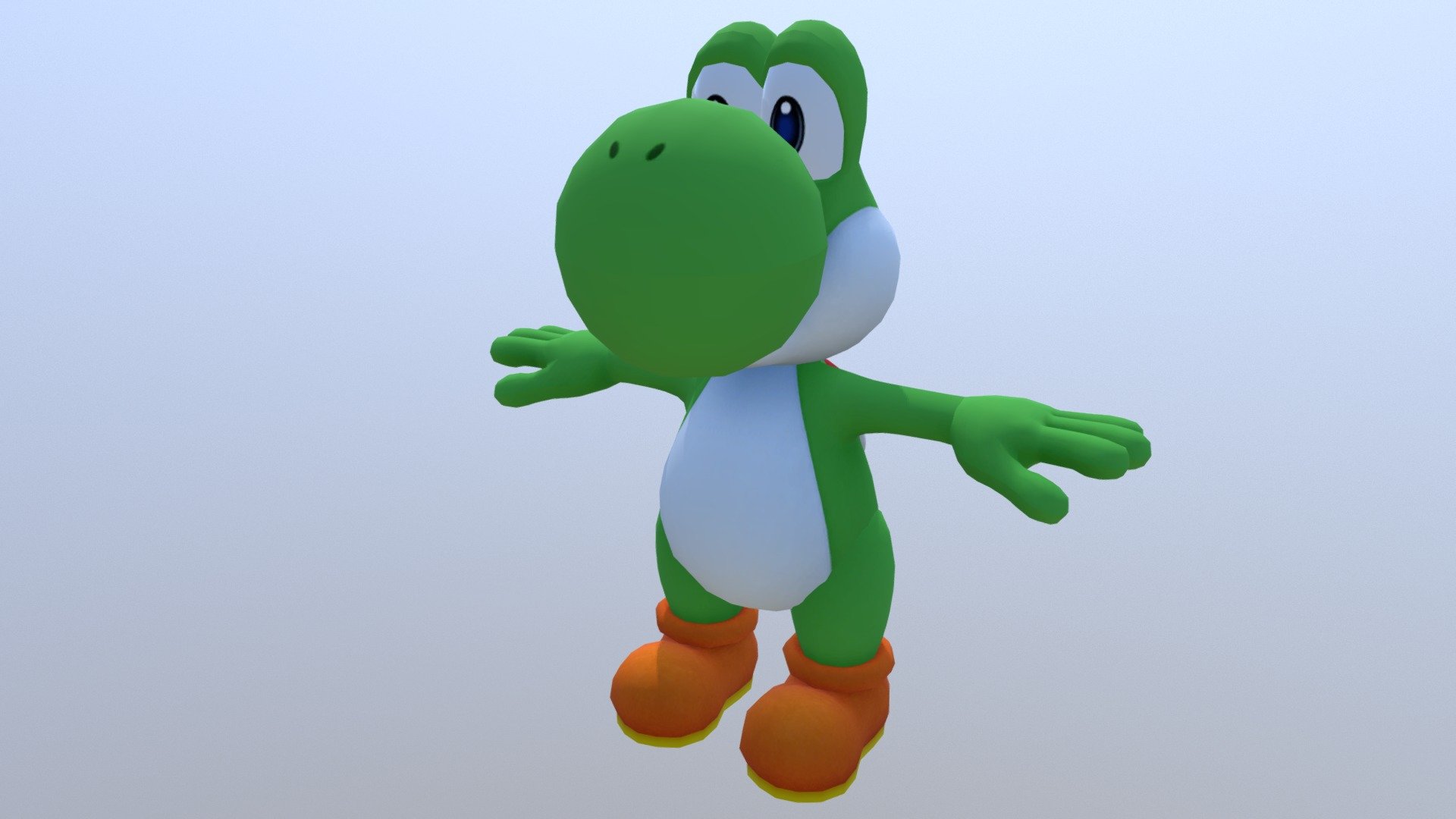 3D model Mario Luigi And Yoshi From Game VR / AR / low-poly