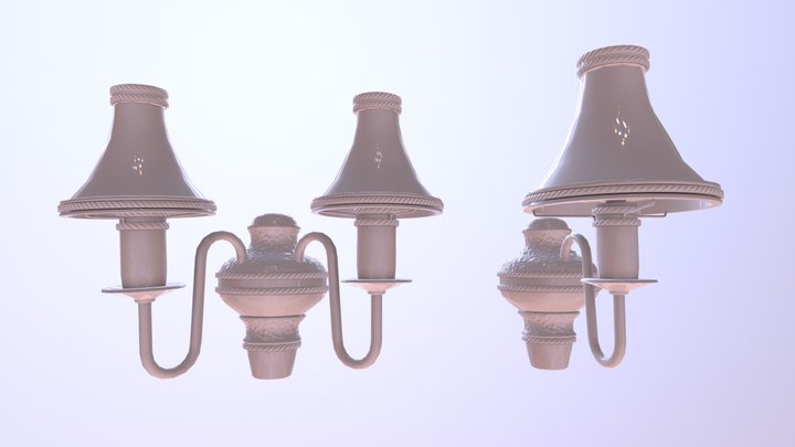 Lamp by ShreeGrey for XYZ Maraphon 3D Model