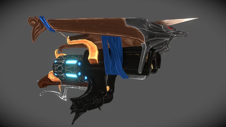 ComboW - Hand Painted Weapon 3D Model