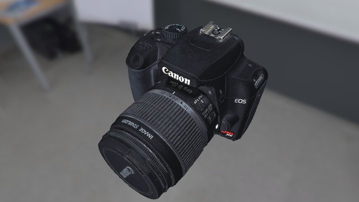 Canon EOS Rebel XS DSLR Camera Scan 3D Model