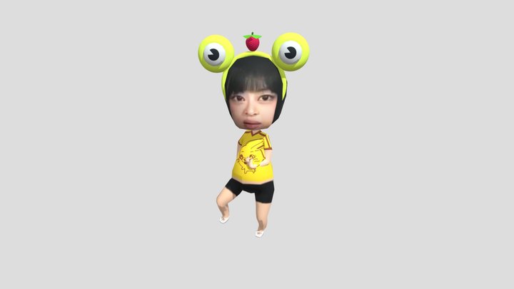 Chibi Hanni - How Sweet Choreography 3D Model