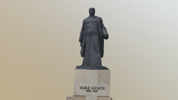 Dr. Vasile Lucaciu - Bronz 1936 3D Model