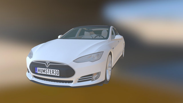Tesla Model S 2013 3D Model
