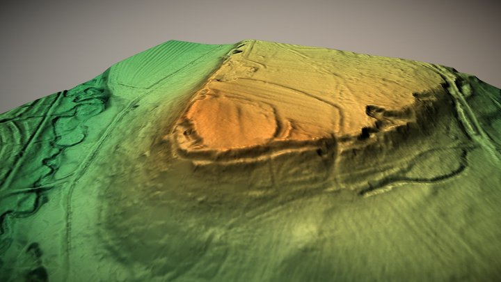 Bantam Hill, Northumberland (UK) – Modello 3D gratuito STL