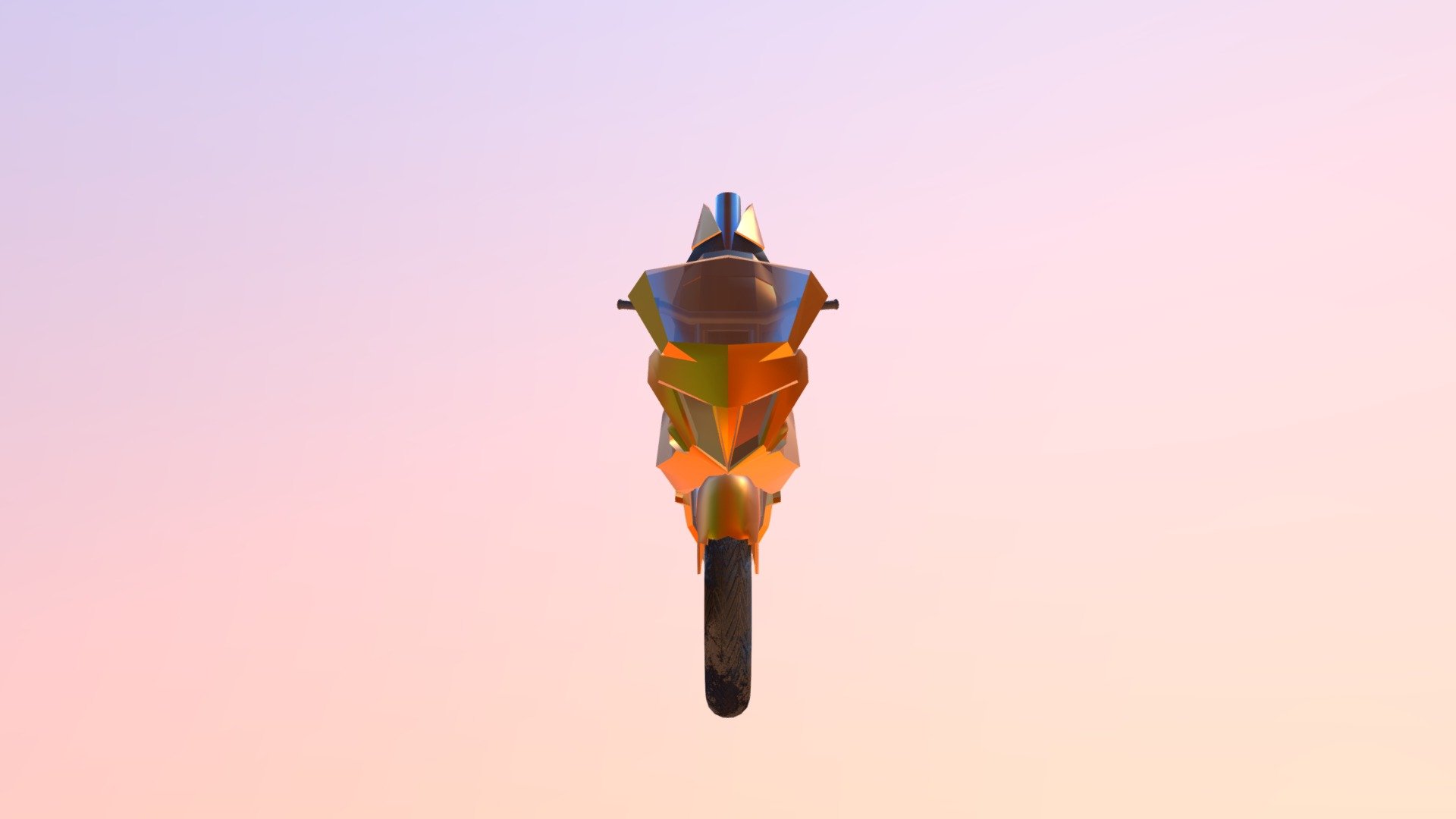 Lowpoly Motorcycle