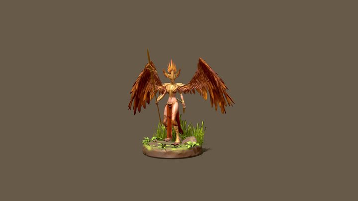 Harpy 3D Model