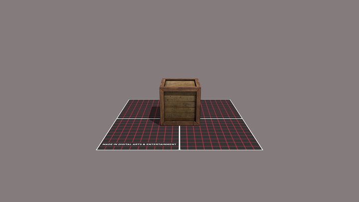 Crate 3D Model