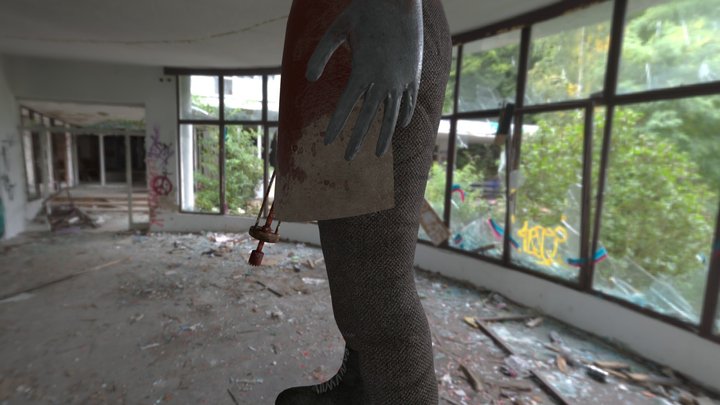 Trepan wielding Alienist 3D Model