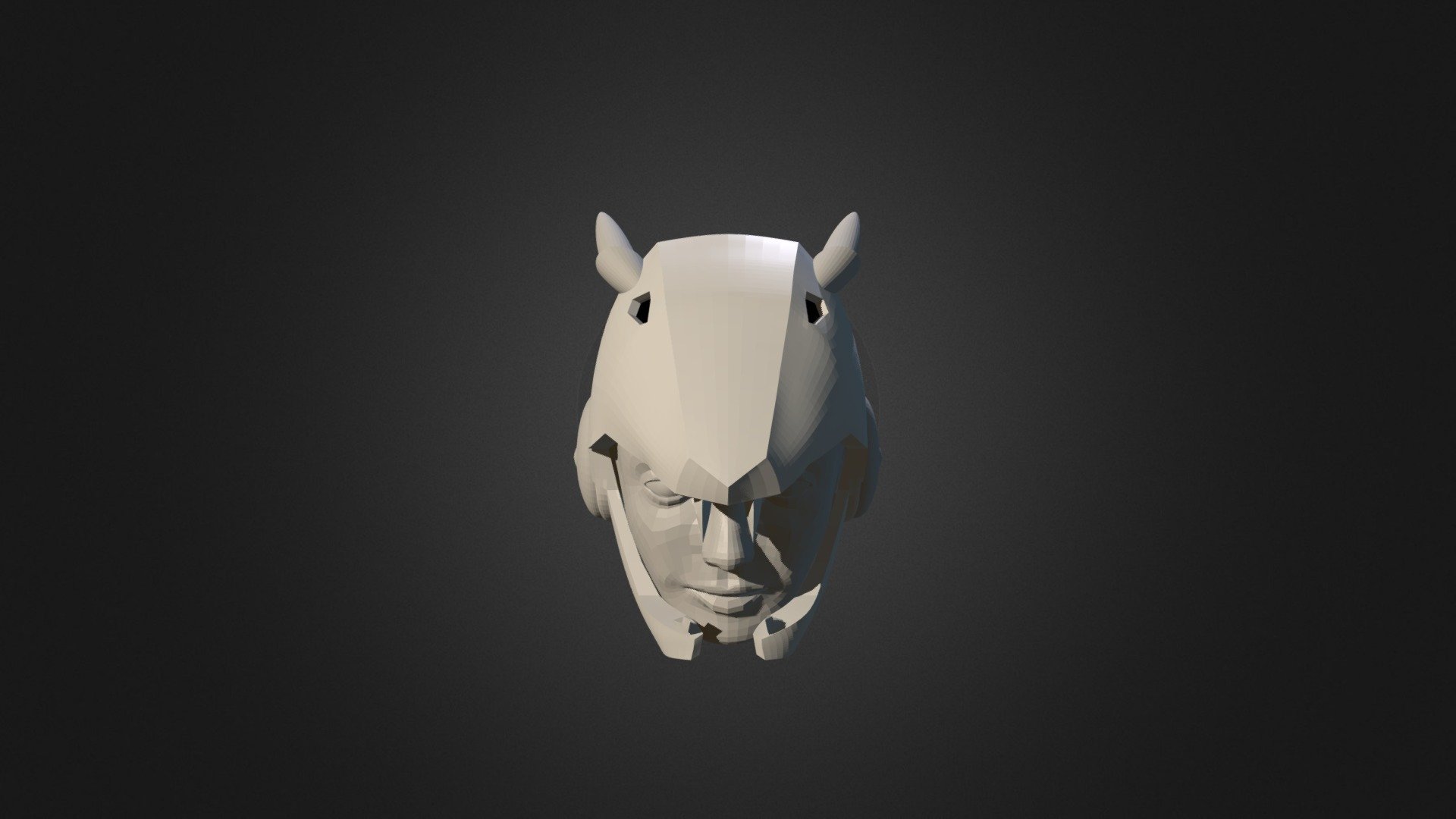 Dragon Helmet_v1 - 3D model by necrosster [eda933e] - Sketchfab