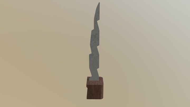 Small Throwing Dagger (Final Model) 3D Model