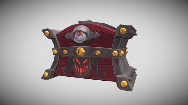 Stylised Demon Chest 3D Model