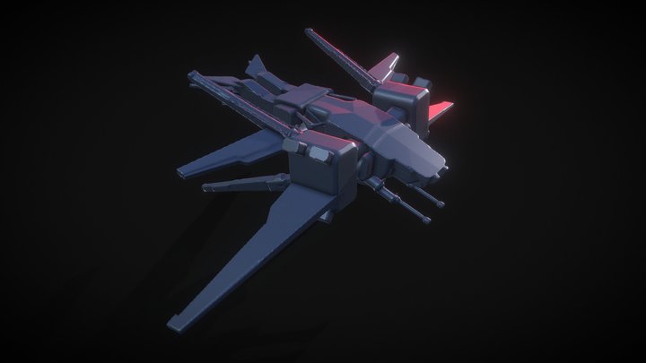 Ship02-Blockin 3D Model