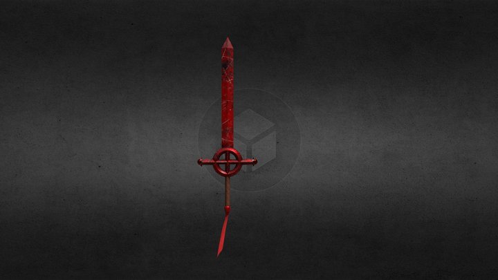 Demon Blood Sword (Аdventure time) 3D Model