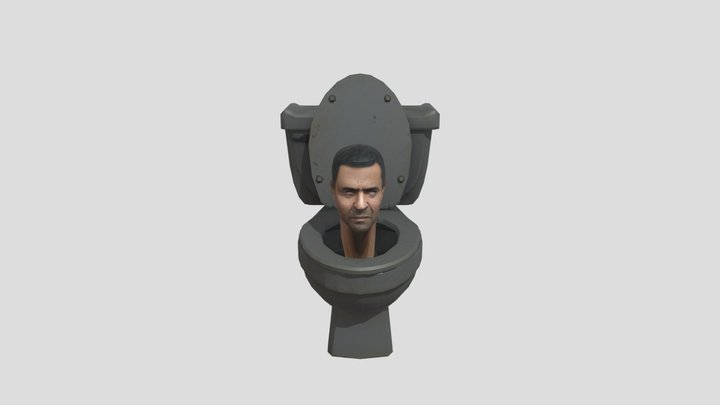 Male 06 toilet 3D Model
