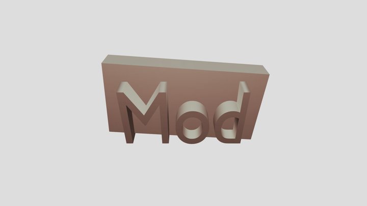 mod-badge 3D Model