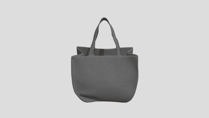 Grey Tote Bag – Kostenloses 3D-Modell STL