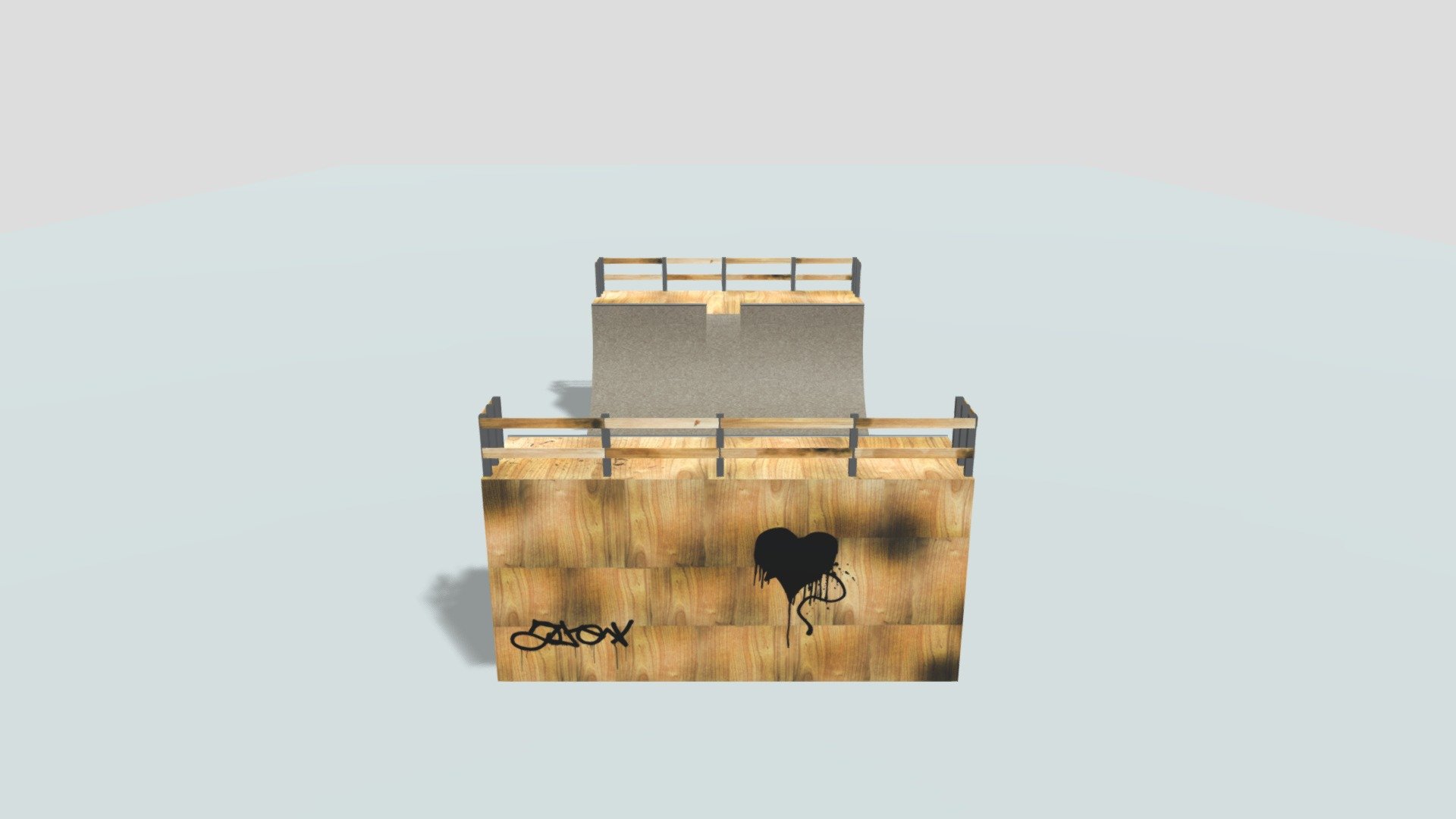 Skateboard Halfpipe Textured