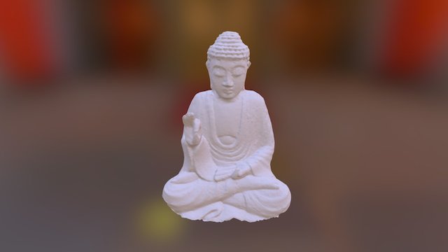 Rosewood Buddha 3D Model