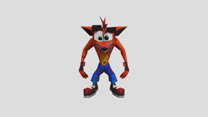 PlayStation - Crash Bandicoot 2 Cortex Strikes B 3D Model