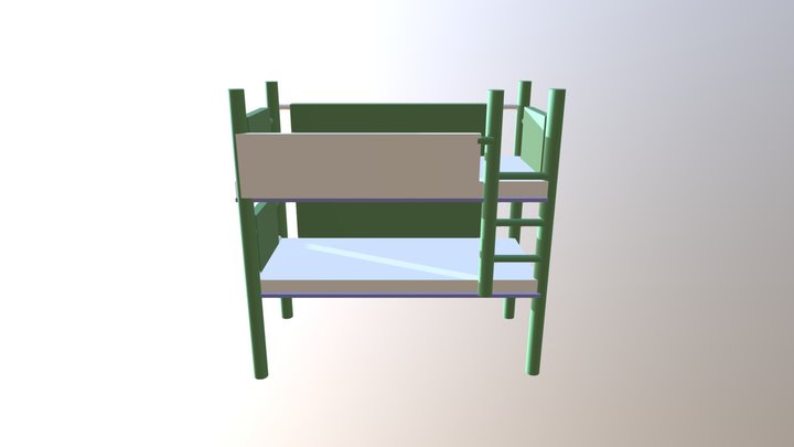床 3D Model