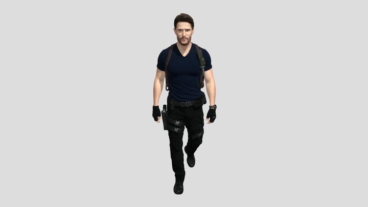 Tactical Operator Portrait – Modello 3D gratuito STL