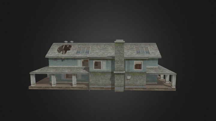 Free Fire Old peak house by No Rules YT 3D Model