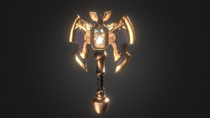 Dwarven Axe 3D Model