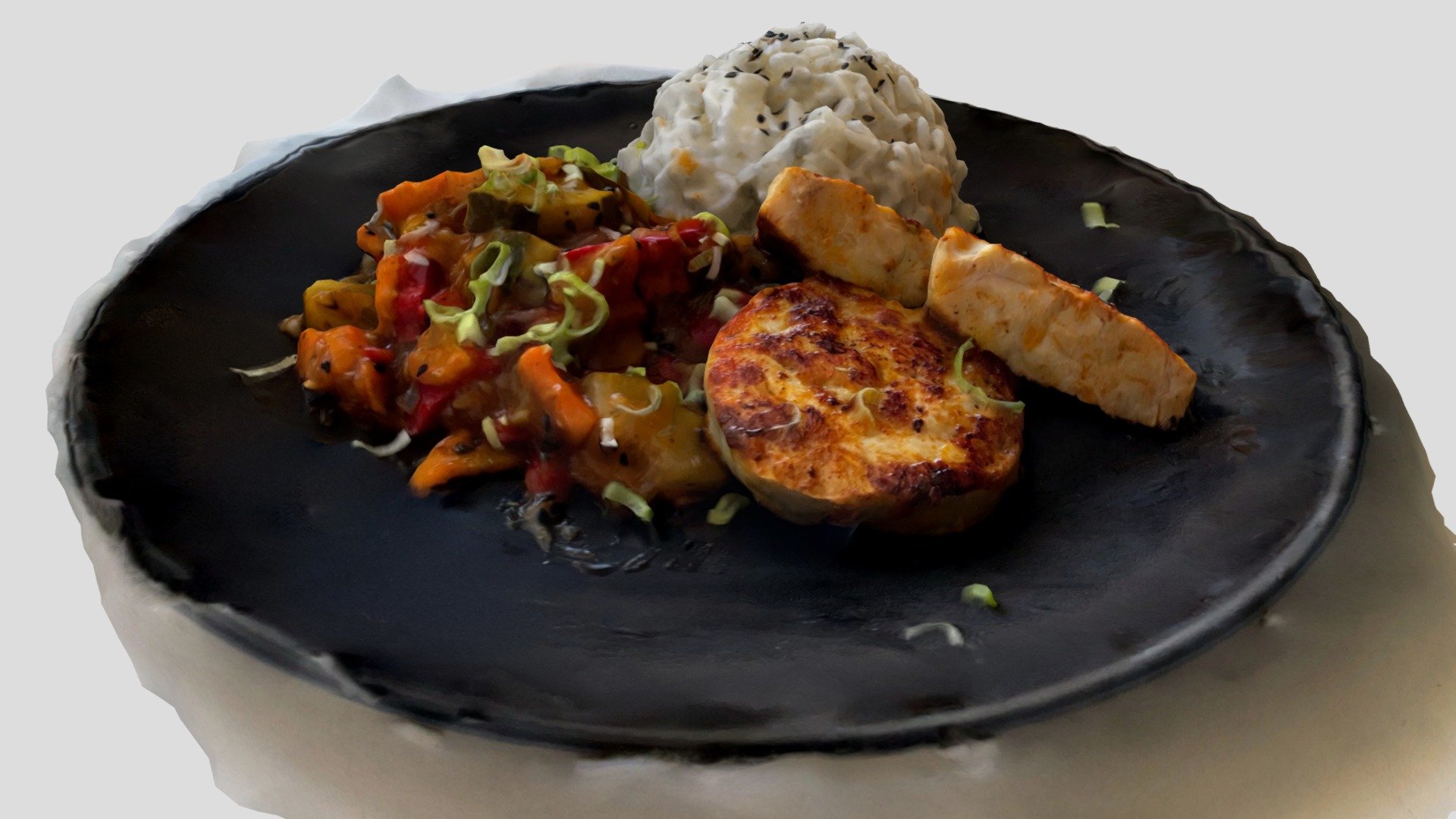 Chicken with Spring Vegetables and Rice