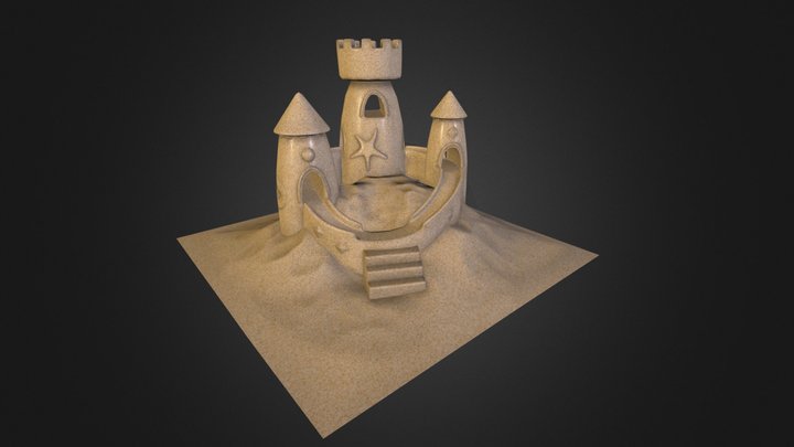 Rip's Sand Castle 3D Model