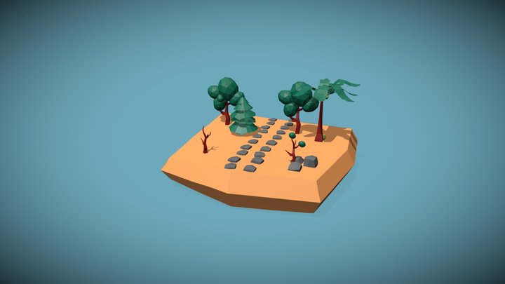 Trees- Low-poly asset pack 3D Model