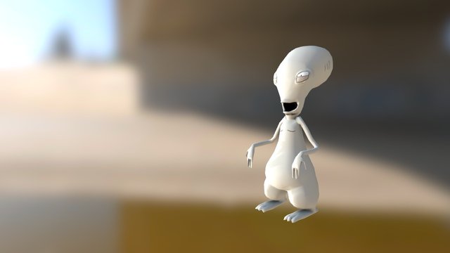Roger from American Dad 3D Model