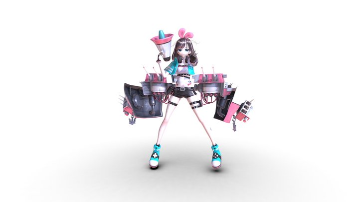 kizuna-ai-x-azurlane 3D Model