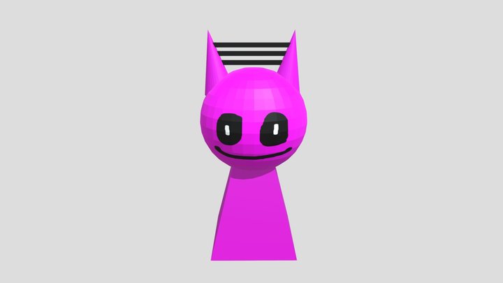 Sprunked durple 3D Model