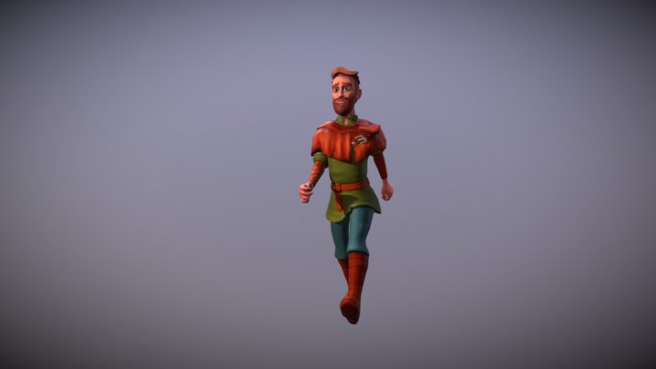 Low Poly Character 3D Model