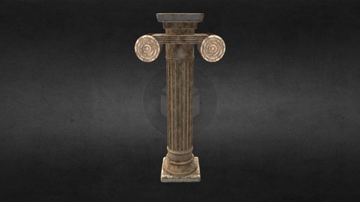 pillar, podium 3D Model