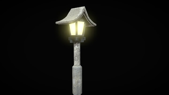 Japanese stone lamp – Modelo 3D gratuito STL
