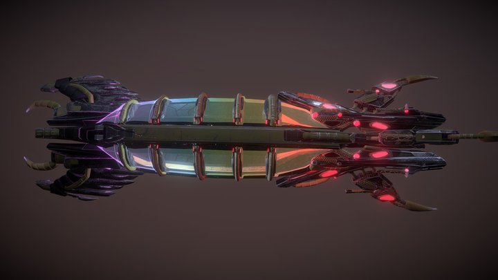 Asriel's Chaos Blaster 3D Model