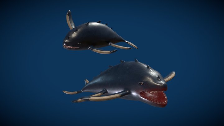 Mutant Sea Monster 3D Model