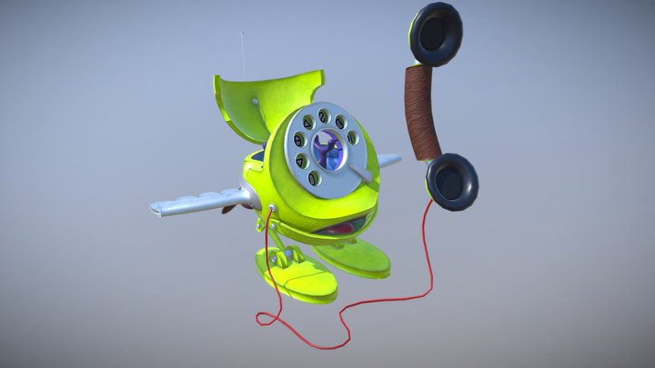 Dr. Slump Telerobo 3D Model