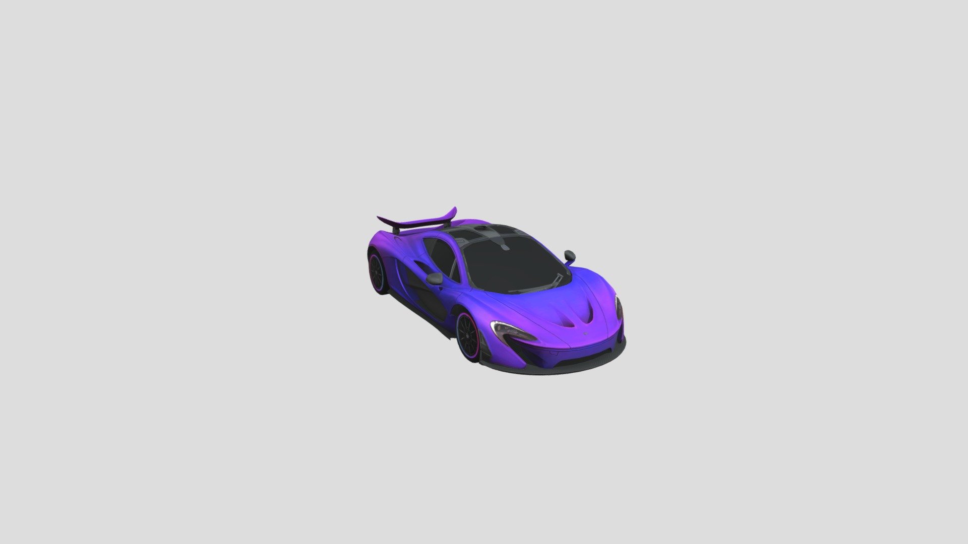 mclaren-p1-purple — Sketchfab embed 3D viewer